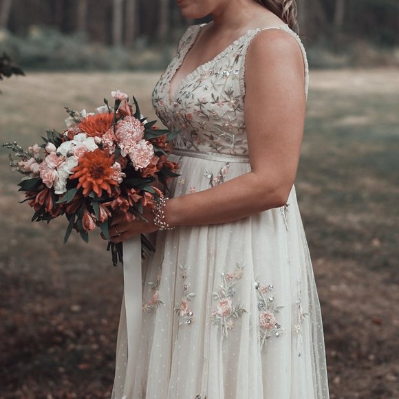 Needle and Thread Dresses & Skirts - Petunia Floral Embroidered BHLDN Wedding Dress